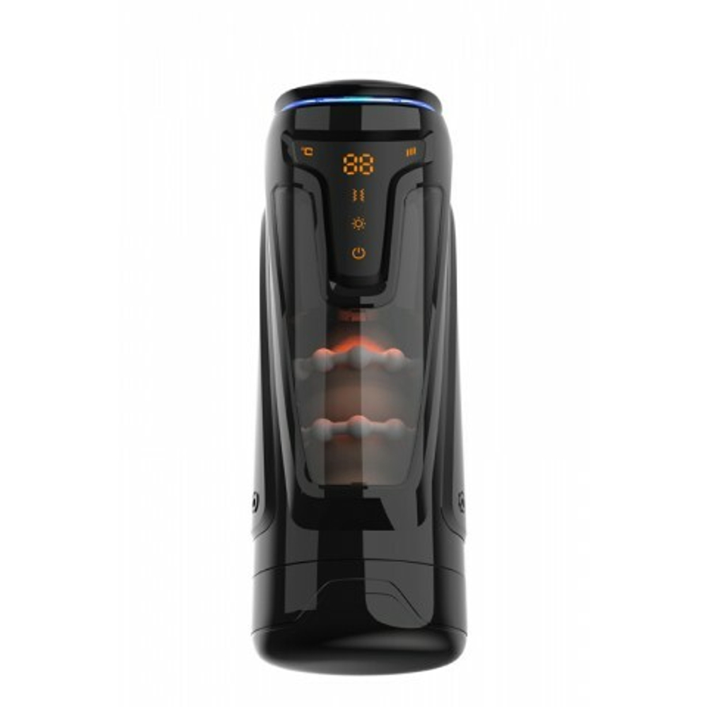 Инновационный мастурбатор Warrior с пенетрацией и массажем бусинами от Amovibe