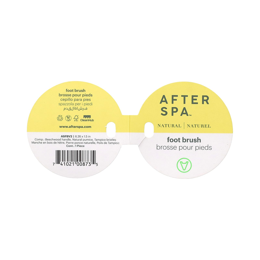 AfterSpa, щетка для ног, 1 шт.