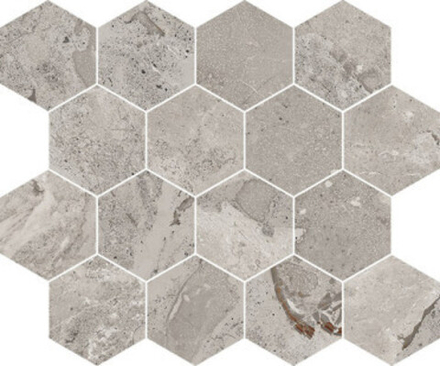Мозаика Karnis Mosaico Esagona Grey Matt (97427)