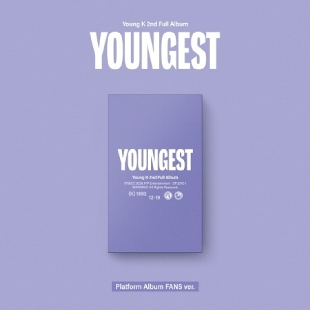 (ПРЕДЗАКАЗ) Альбом YOUNG K (DAY6) - YOUNGEST 2nd Full Album PLATFORM ALBUM FANS Version