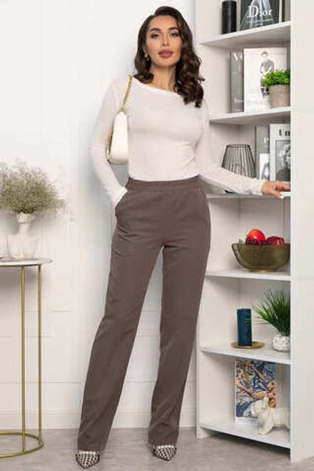 Брюки на резинке Эльда (пыльно-лиловые) Б14333-9М LT Collection