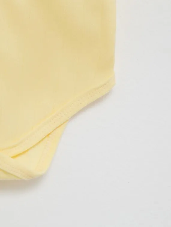 Боди детское, цвет желтый, рост 62 см