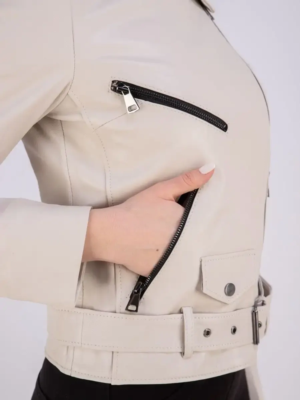 Косуха женская из натуральной кожи Турция