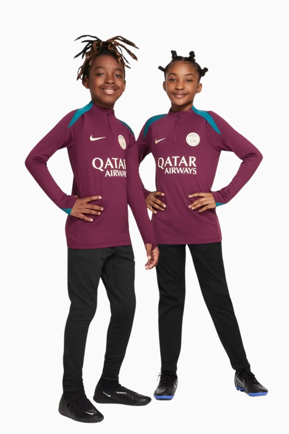 Кофта Nike PSG 24/25 Strike Junior - Бордовый