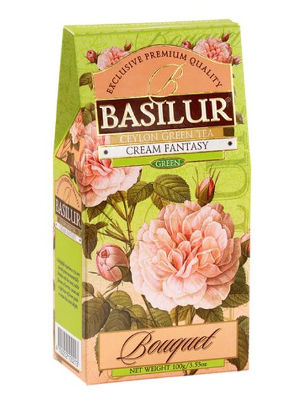 Basilur зеленый чай Cream Fantacy, 100 гр