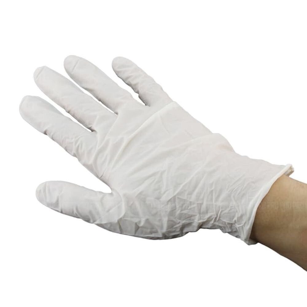 Перчатки одноразовые белые