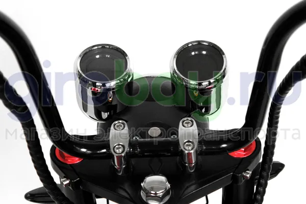 Электроскутер IKINGI HARLEY CHOPPER 4000W (60V/30Ah) - Красный фото №14