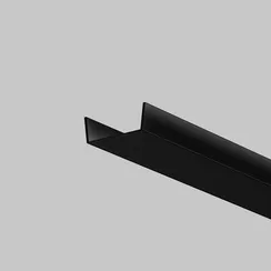 Рассеиватель для профиля 15x06 (Чёрный, 2 м), ALM-001-B-DF-2M 642021 Led Strip 642021