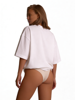 Трусы бесшовные Стринги Бежевые