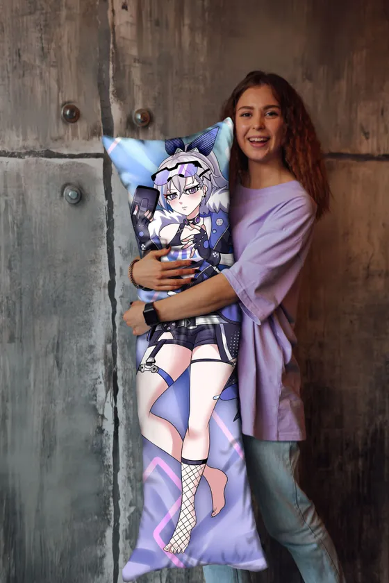 Дакимакура Серебряный Волк