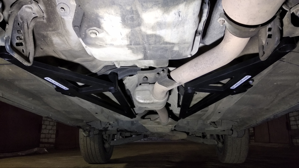Усилители жесткости нижние продольные Subaru Forester 4 SJ (ПОД ЗАКАЗ)
