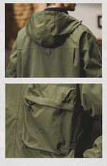 Американская функциональная куртка с капюшоном и множественными накладными карманами