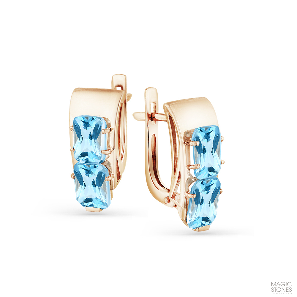 Серьги из золота 585 пробы