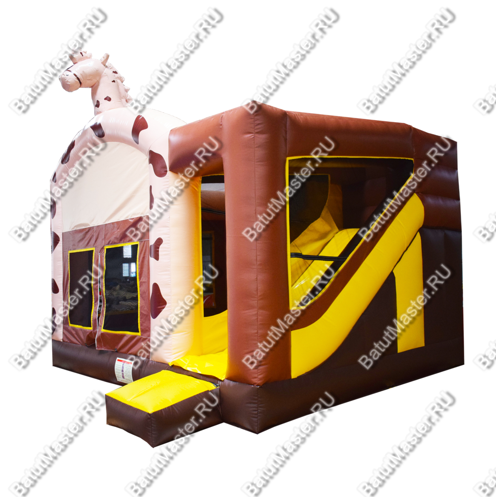 Коммерческий надувной батут "Чемпион", 5*5*4,5 м.