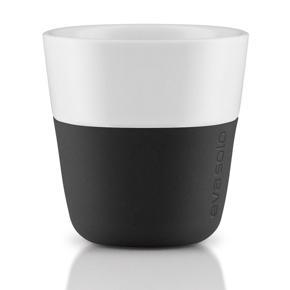 Набор чашек для эспрессо, 80 мл, черный, 2 шт.