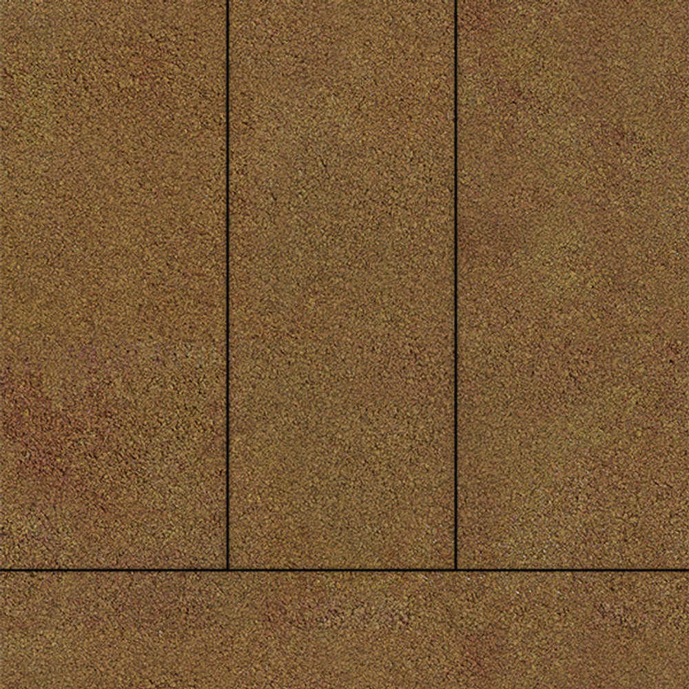 Тротуарная плитка ПРЯМОУГОЛЬНИК 900х300 мм - Листопад гранит Сахара