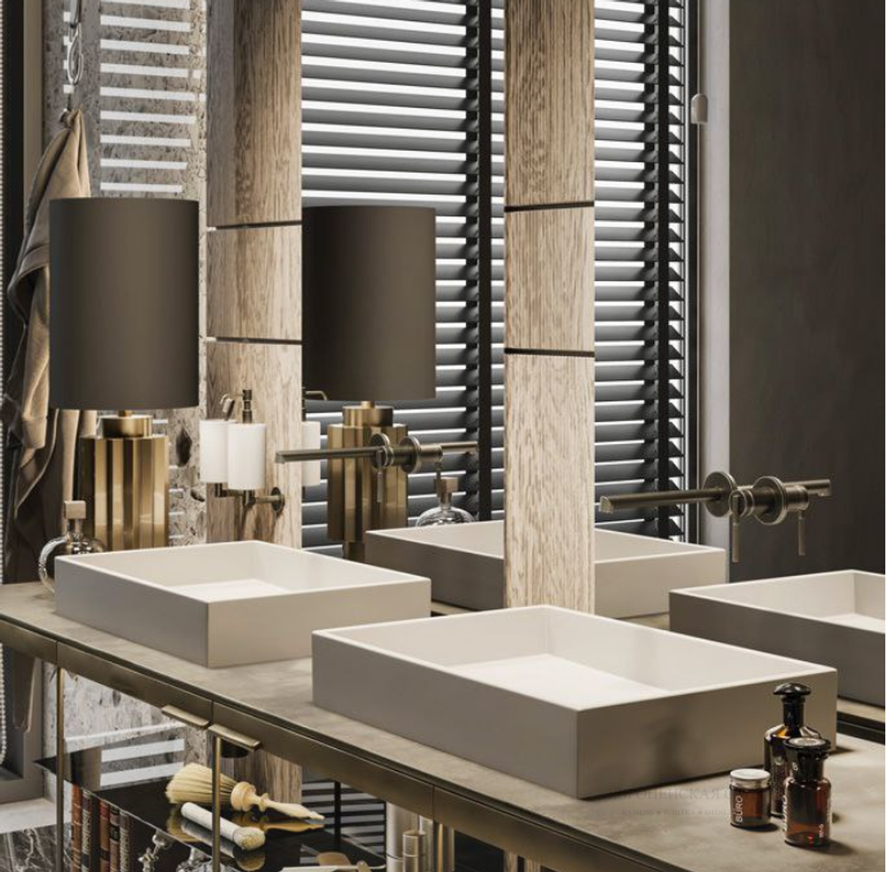 Cтакан Gessi Ingranaggio, настенный, цвет White/Brass Brushed PVD