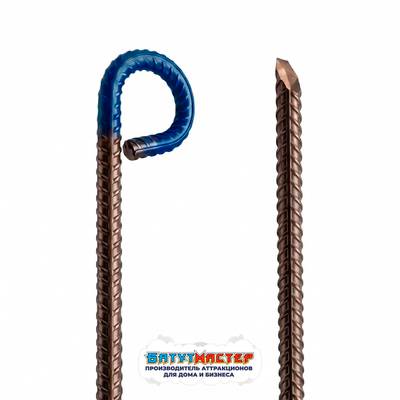 Крепление (анкер, колышки) для надувных конструкций, 90 см, ушко 6 см