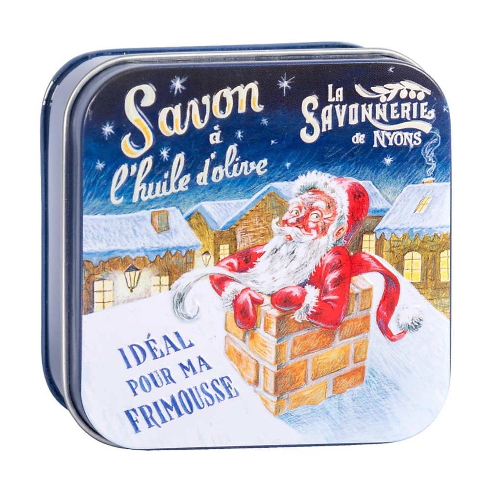 Мыло с апельсином и корицей в металлической коробке, 100г