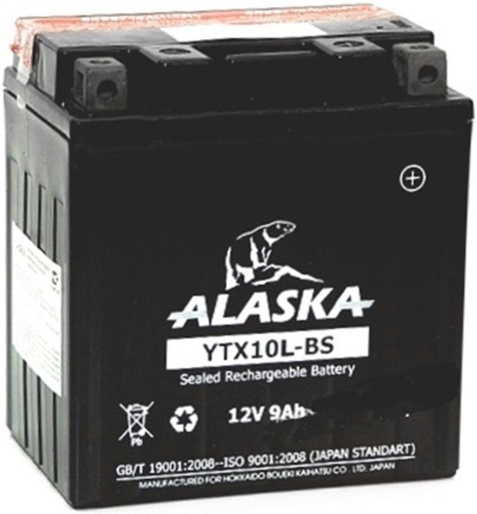 ALASKA YTX10L-BS аккумулятор