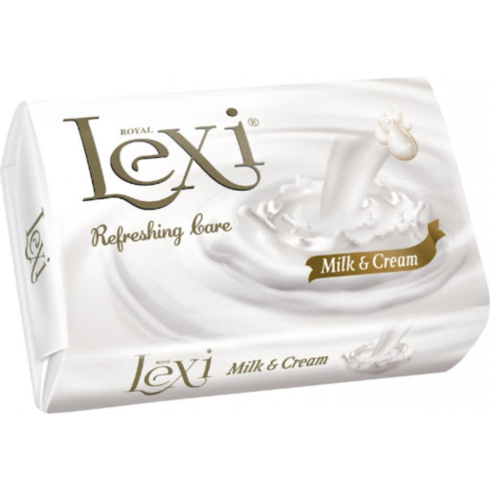 Мыло туалетное Lexi Молоко и крем 175 гр
