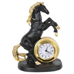GAEM Фигурка декоративная "Лошадь" с часами (LR41x1), L9 W5 H12 см