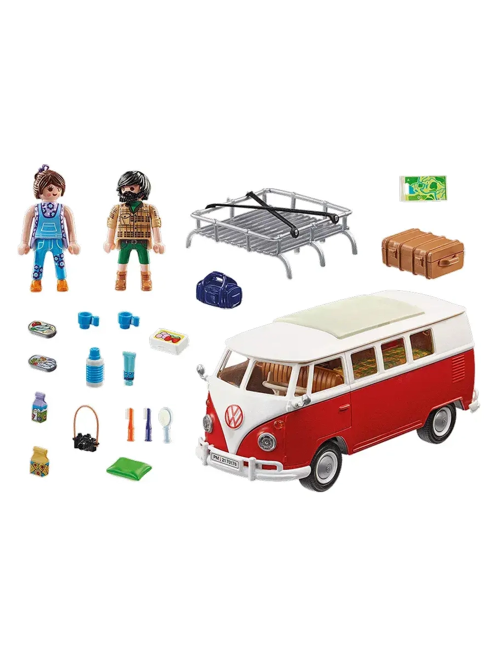 Набор Туристический автобус Volkswagen T1 Playmobil 70176