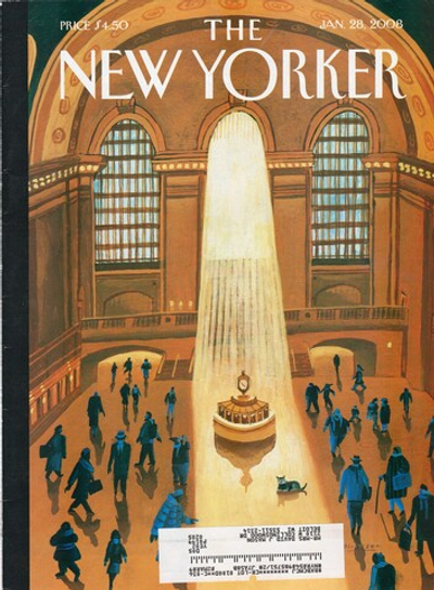 Журнал The New Yorker 28-01-2008, обложка