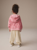 Толстовка с капюшоном и джоггеры в комплекте для девочки Next E54-946, Розовый, Бежевый