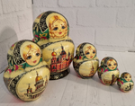 Матрешка "Санкт-Петербург" 5 мест
