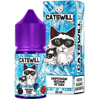 Жидкость CATSWILL Salt 2% STRONG 30 ml - Морозный Лесные Ягоды