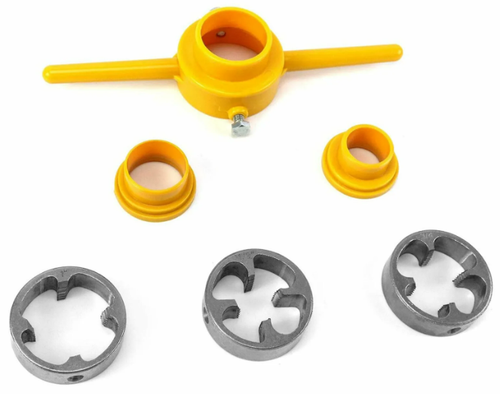 Набор Матриц для труб из ПВХ 1/2,3/4,1"