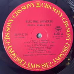 Винтажная виниловая пластинка LP Earth, Wind and Fire Electric Universe (Japan 1983) (No Obi) Moonwalk