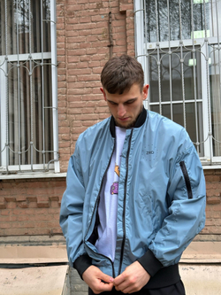 Бомбер ZRD Flat World Голубой
