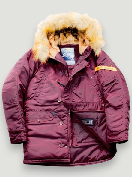 Куртка Аляска Husky Denali (бордовая - burgundy)