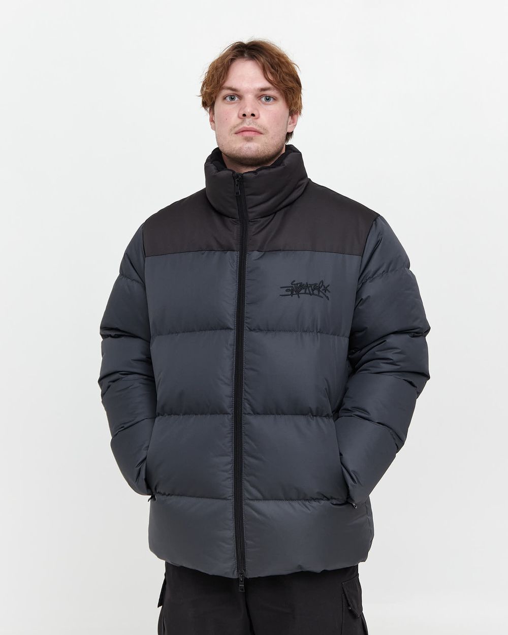 Купить Пуховик Anteater AW24 Downjacket Combo серый Пуховик Anteater AW24 Downjacket Combo серый