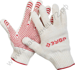 ЗУБР мягкое противоскользящее покрытие, ПВХ-гель, 10 пар, размер L-XL, перчатки для тяжелых работ (11392-K10)