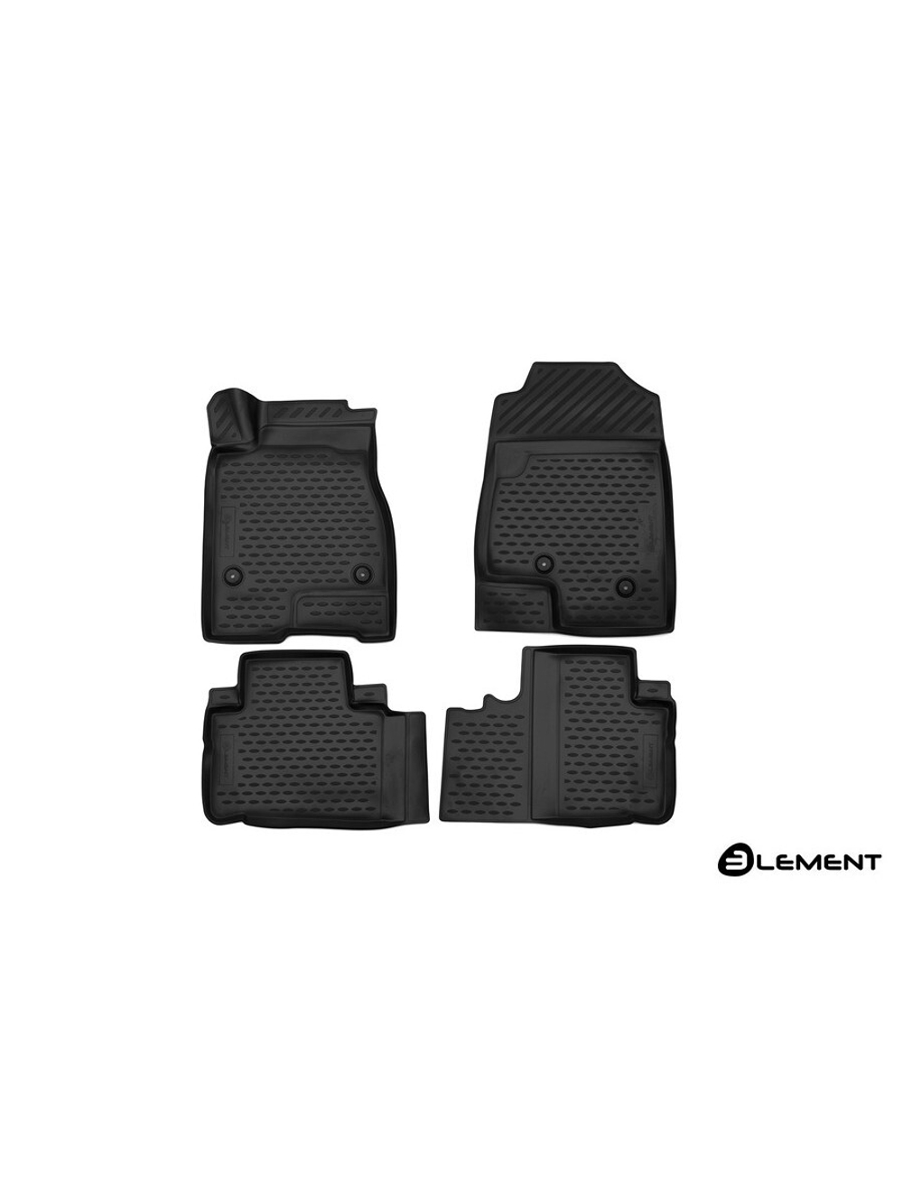 Коврики в салон для HAVAL H6 (I), 2014-2020, FWD, 4 шт. (полиуретан) ELEMENT3D9922210K