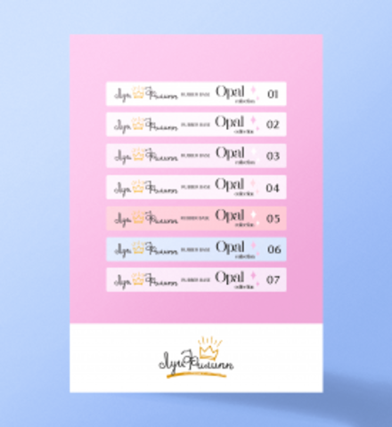 Луи Филипп Наклейки на типсы Opal Base