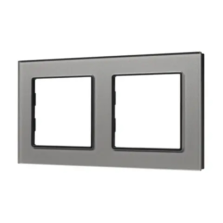 Рамка стеклянная FRM-GLARE-GS-2-GR (Arlight, -) 043798