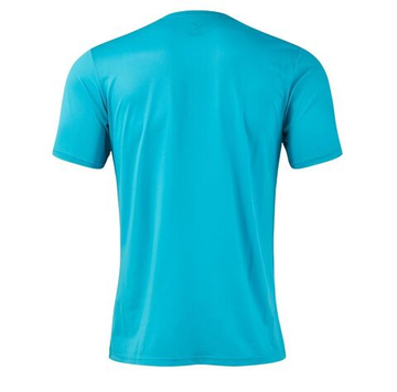 Мужская теннисная футболка Joma Picasho Short Sleeve - fluor turquoise/dark navy