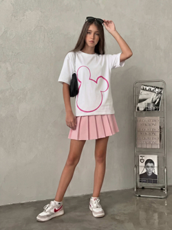 Футболка для девочки маус