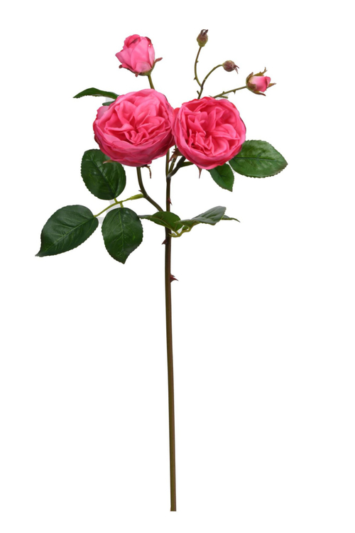 Роза спрей розовая 60 см