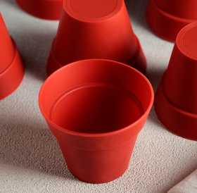 Набор силиконовых форм «Цветочные горшочки», 6,5×5,5 см, 6 шт