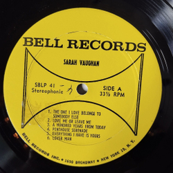 Винтажная виниловая пластинка LP The Voice Of Sarah Vaughan (USA 1961)