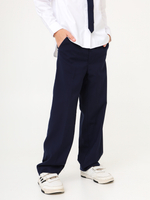 Брюки классика для мальчика, синие