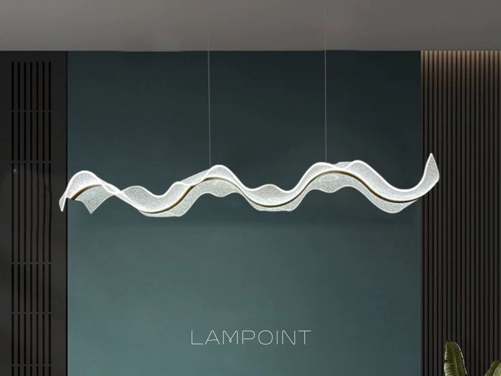 Люстра подвесная светильник светодиодный LED для кухни, гостиной, зала и детской, 60 см