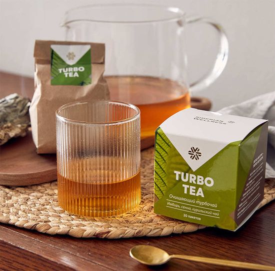 Очищающий турбочай Turbo Tea в новой упаковке!