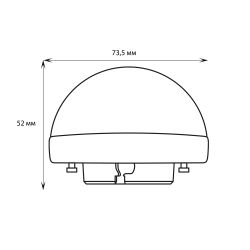 LED-GX53-10W-6500K-GX53-FR-SPHERE PLZ02WH Лампа светодиодная со сферическим рассеивателем. матовая. Дневной белый свет 6500K. Картон. ТМ Uniel