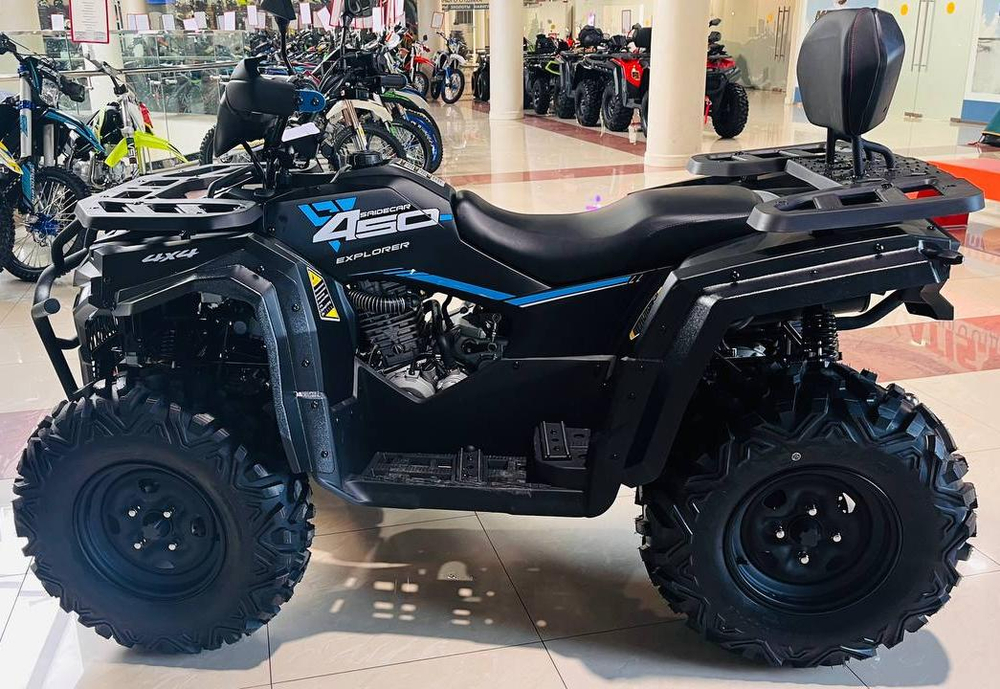 Квадроцикл (комплект для сборки) Explorer 450 Deluxe 4х4 EPS Черный матовый (RR)